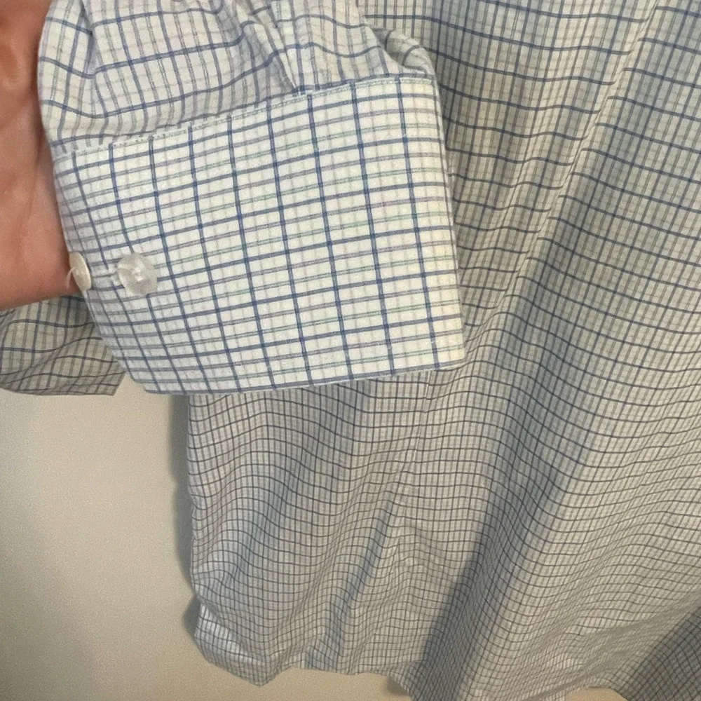 ETON Men's Blue Checkered Shirt - Picture 5 of 9